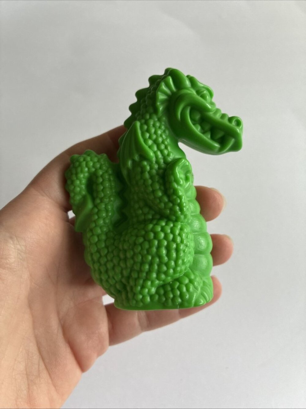 Vintage 1995 Fisher Price Green Dragon Figure Great Adventures Castle Toy - Picture 3 of 6
